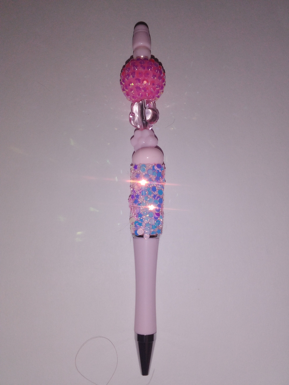 Pink Jeweled Decorative Ballpoint Pen
